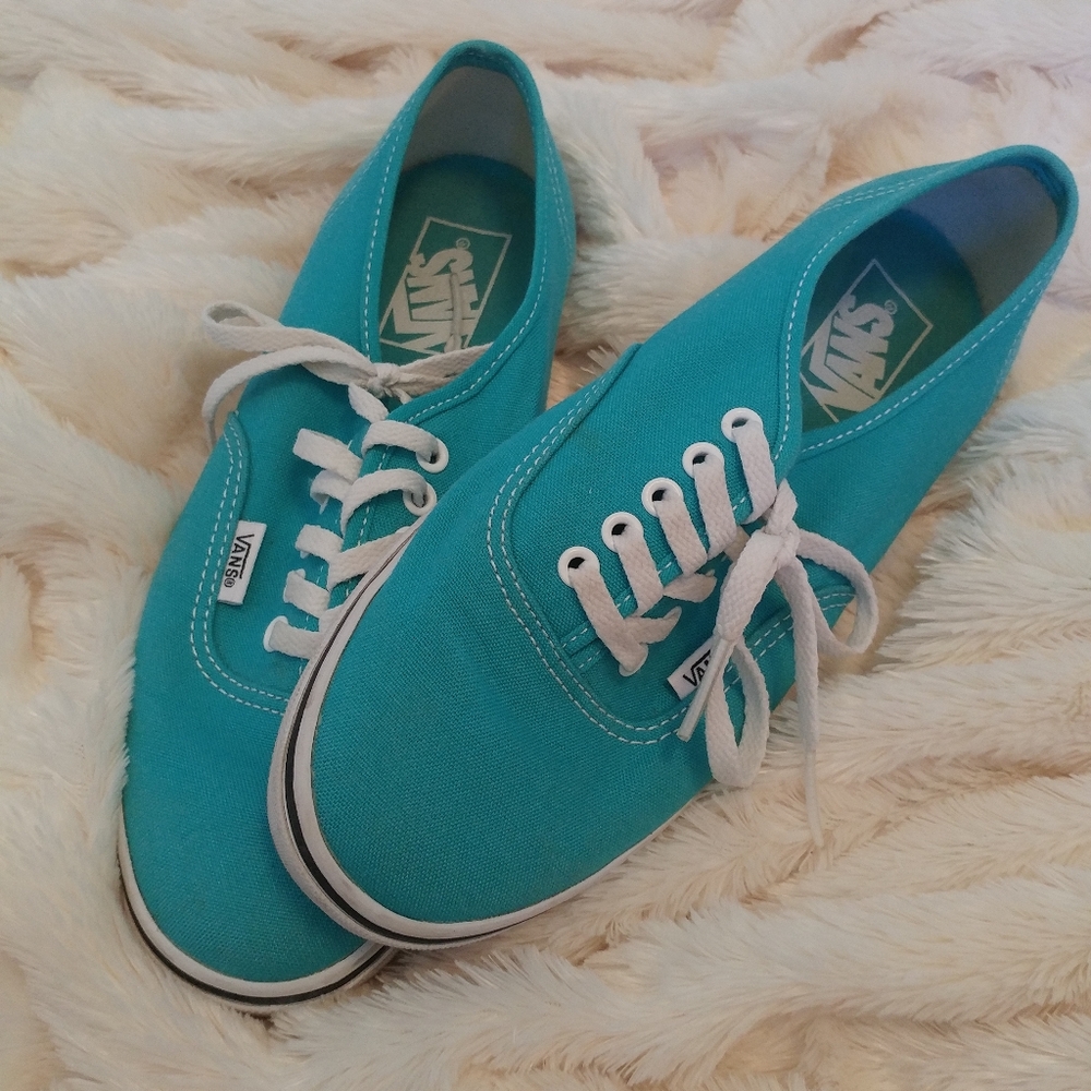 Turquoise Vans 7